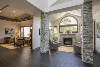 Clubhouse With Fireplace at Heritage at Waters Landing, Maryland, 20874